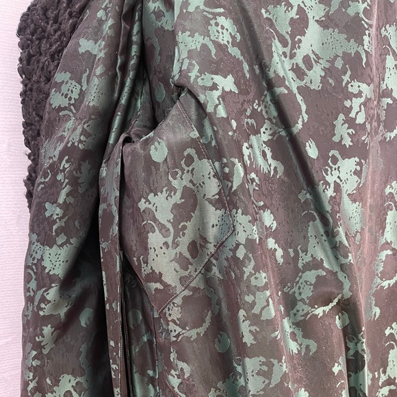 Real Persian Lamb Fur coat with Mink fur collar - Picture 8 of 11